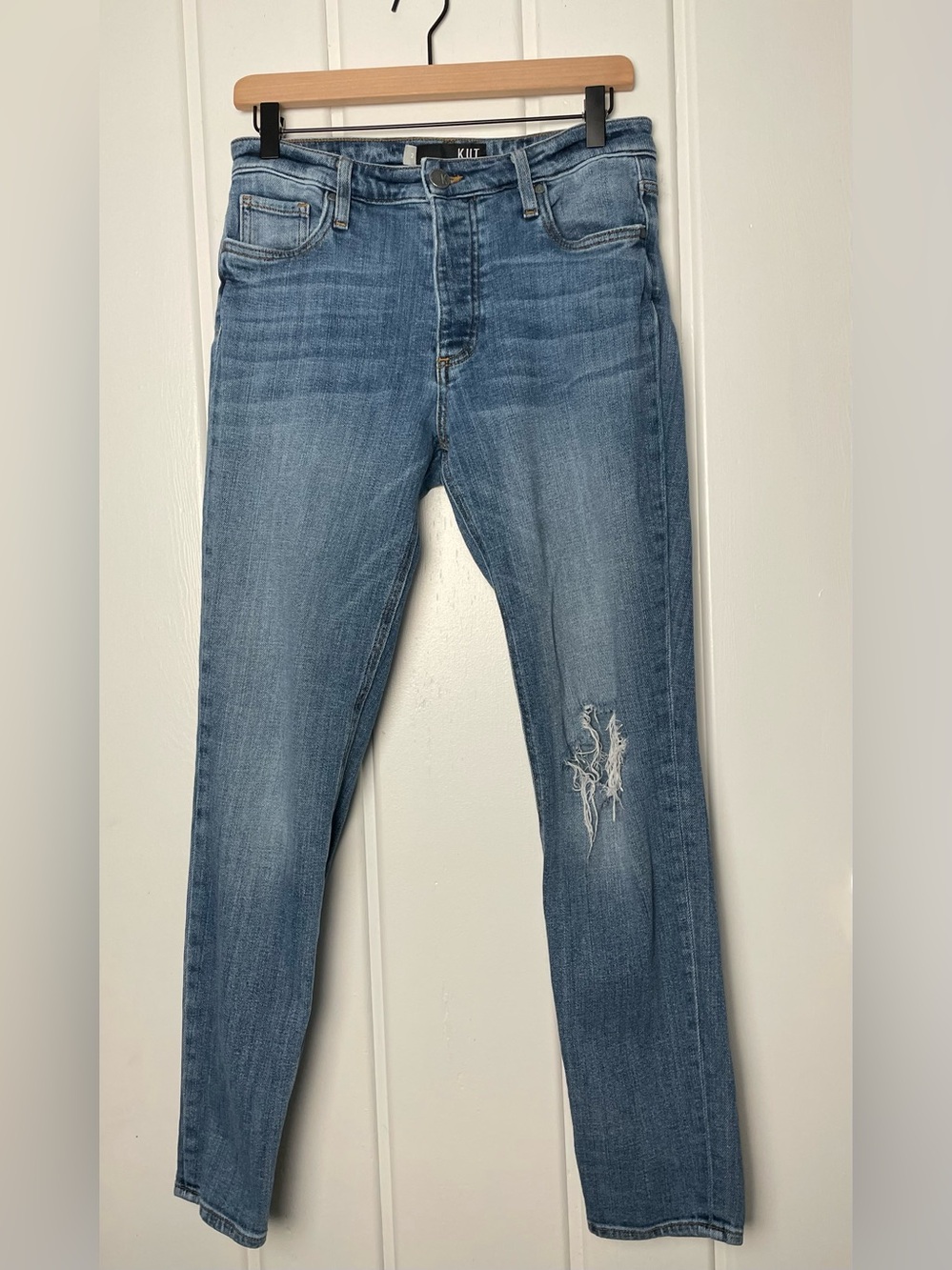 KUT from the Kloth Juliet Slouchy Boyfriend Jeans Size 2 Blue